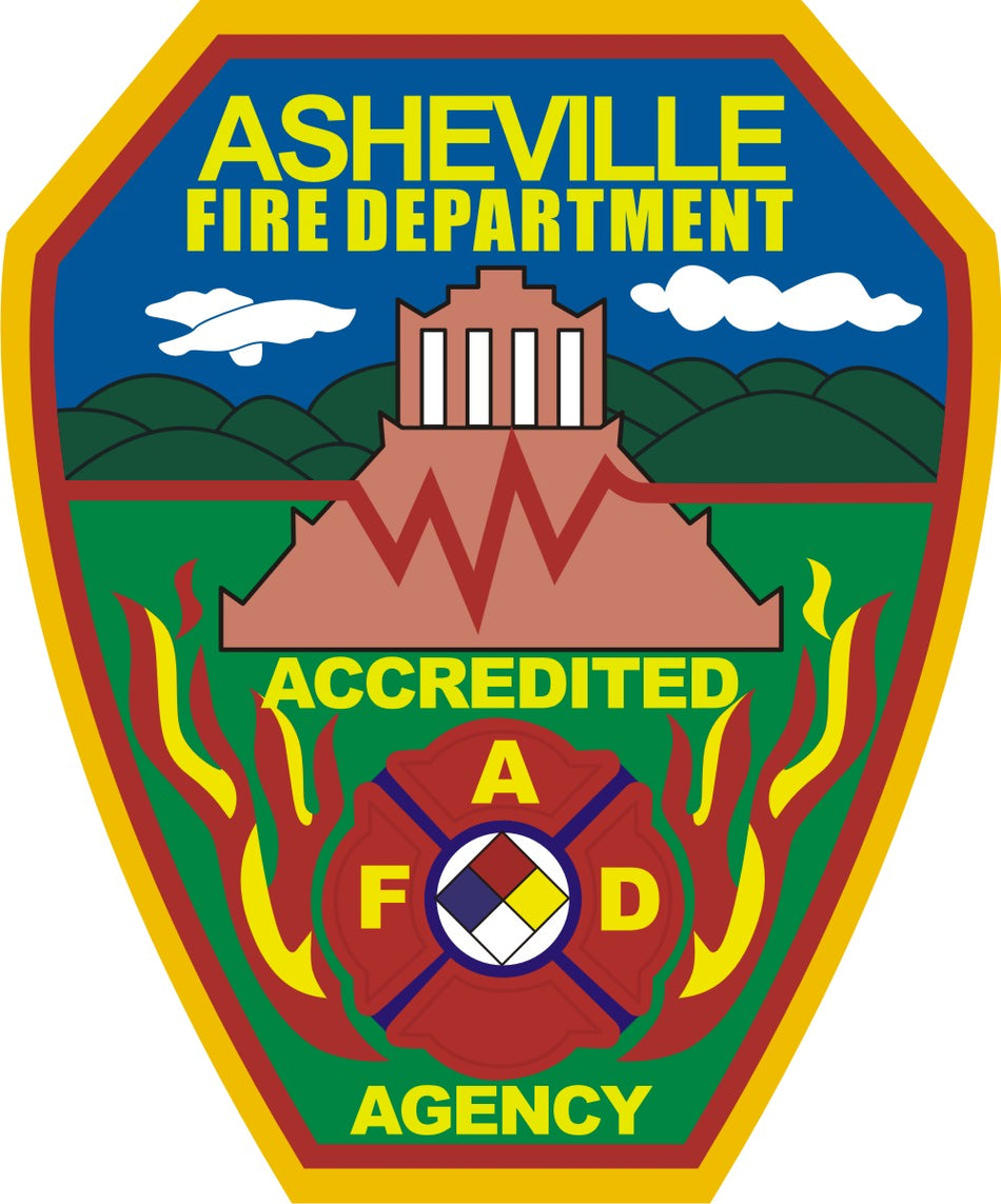 Asheville Fire Dept. Customer Decal