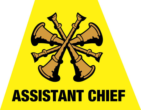 Assistant Chief 1 Helmet Trapezoid - Powercall Sirens LLC