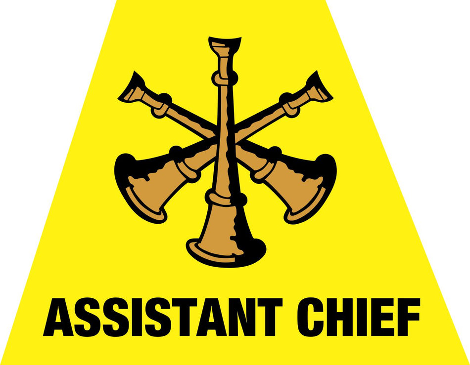 Assistant Chief 2 Helmet Trapezoid - Powercall Sirens LLC