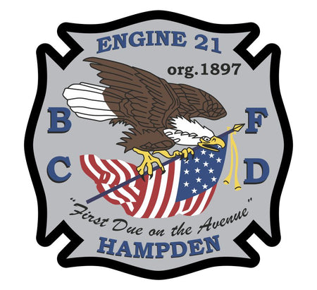 BCFD Engine 21 Hampden Customer Decal 10032016