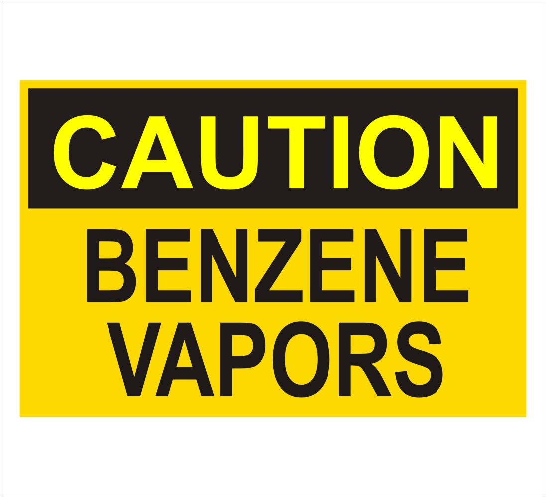 Benzene Vapors Caution Sign Decal – Powercall Sirens LLC