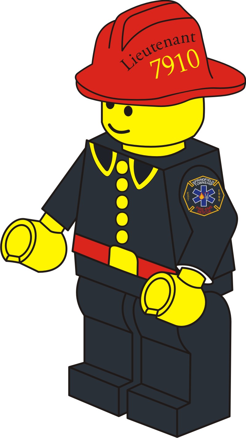 Springfield Township Lego Lieutenant Decal