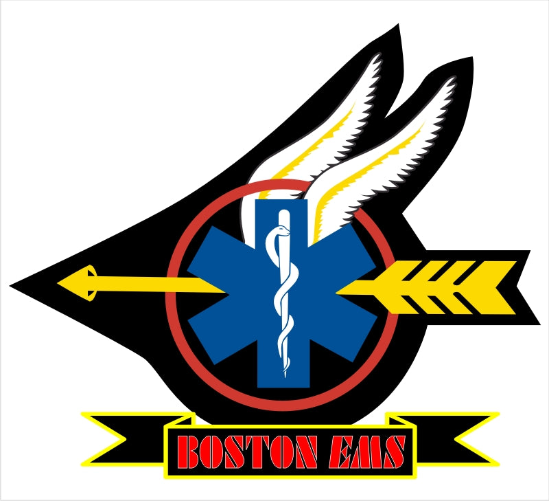 Boston EMS Wings Customer Decal