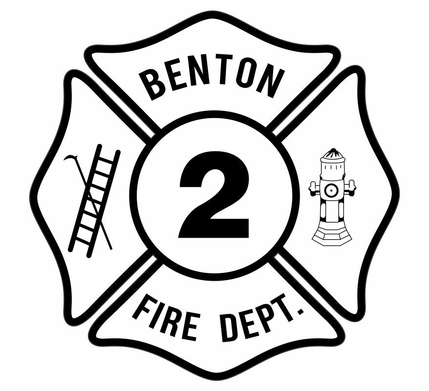 Benton Fire Dept Customer Decal