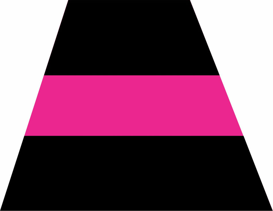 Black Pink Helmet Trapezoid - Powercall Sirens LLC