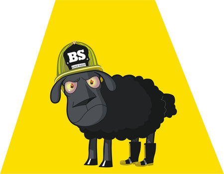 Black Sheep Helmet Trapezoid - Powercall Sirens LLC