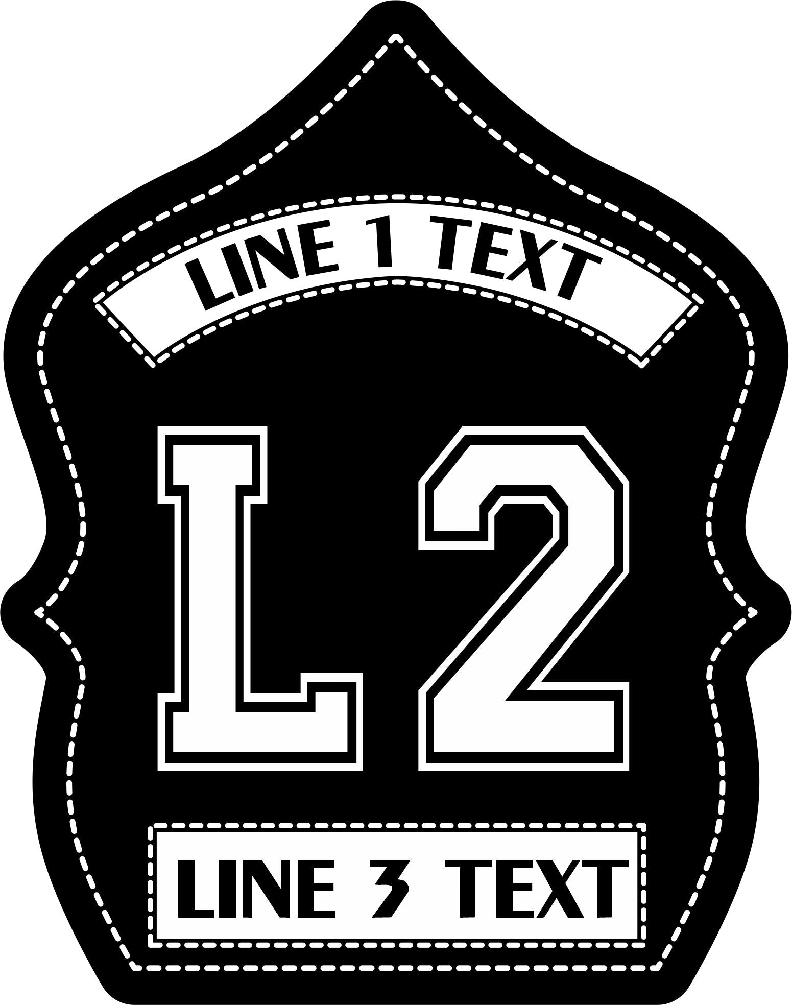 Varsity Style Custom Powershield Decal - Powercall Sirens LLC