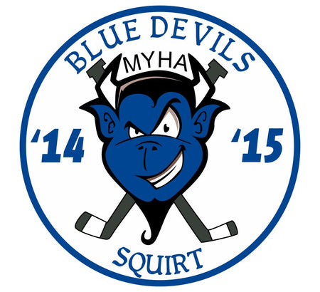 Blue Devils Squirt Customer Decal