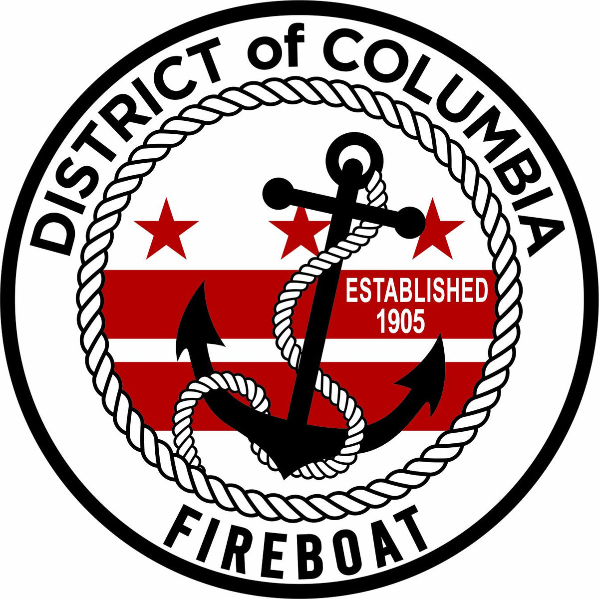DCFD DC Fireboat 2021 Customer Decal - Powercall Sirens LLC