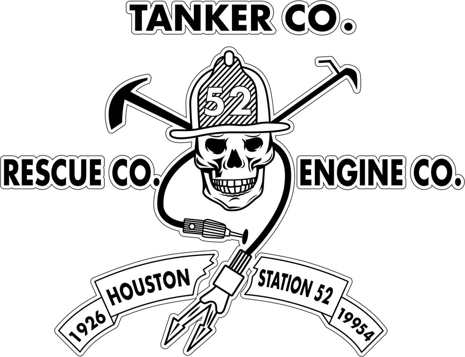 Houston Station 52 Customer Decal - Powercall Sirens LLC