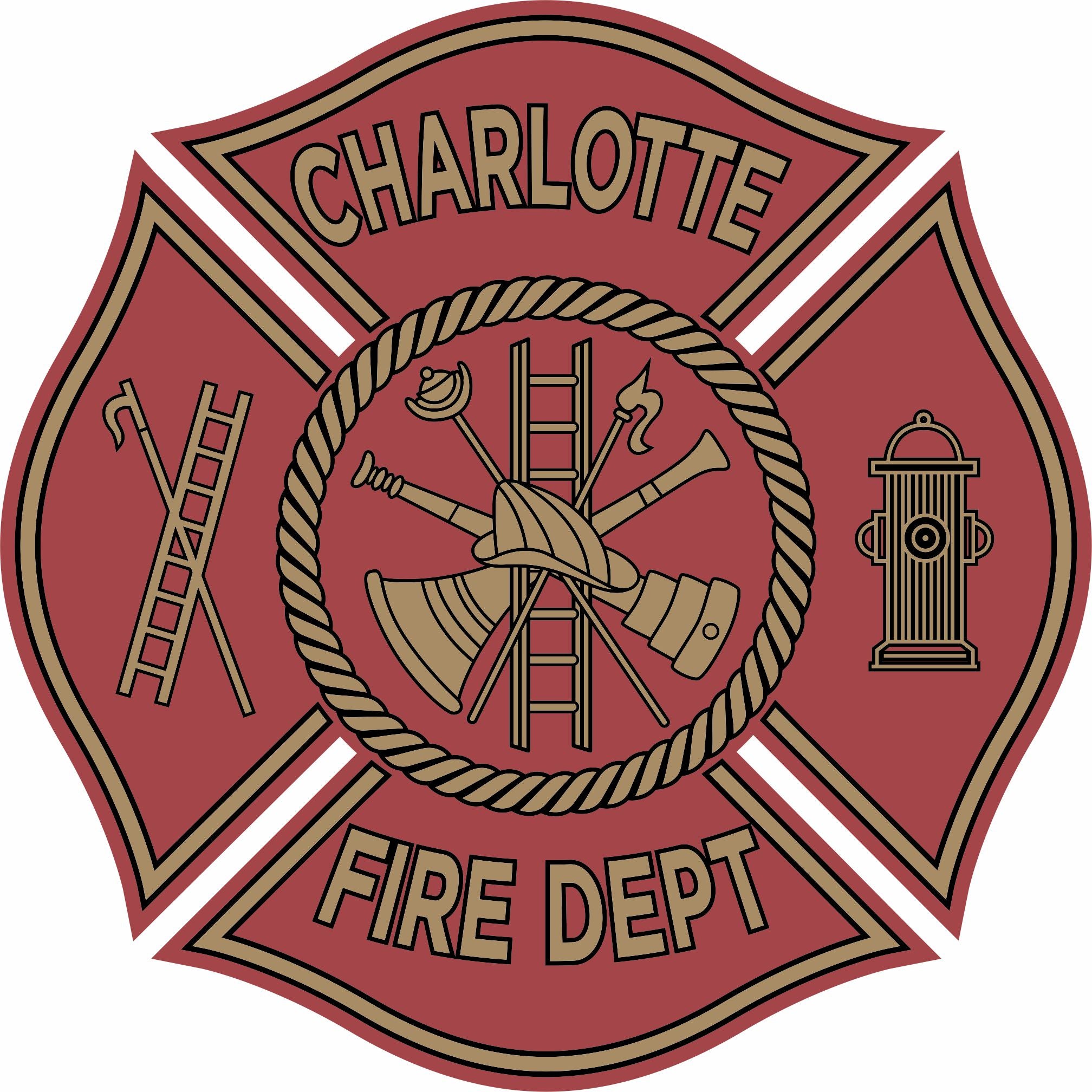 Charlotte Fire Department Customer Decal - Powercall Sirens LLC