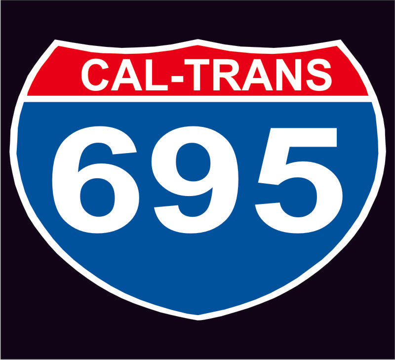 Cal Trans 695 Customer Decal