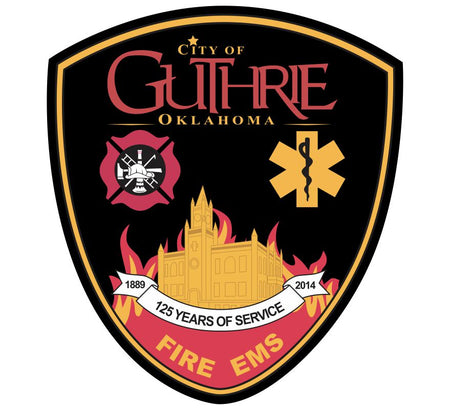 Guthrie City of Oklahoma Customer Decal