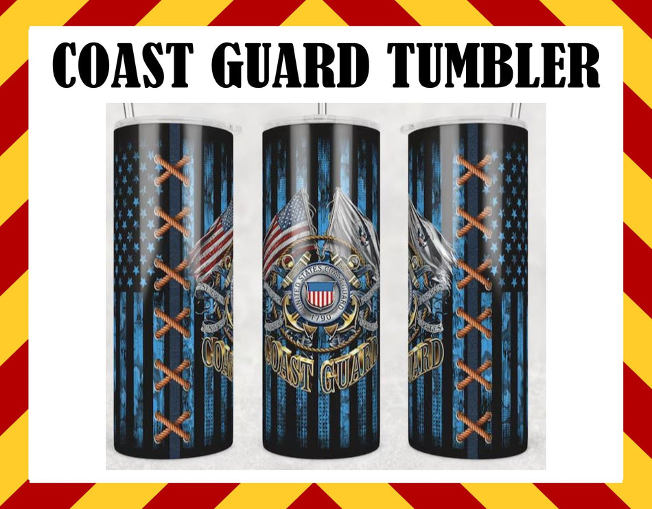 Stainless Steel Cup -  US Coast Guard Design Hot/Cold Cup