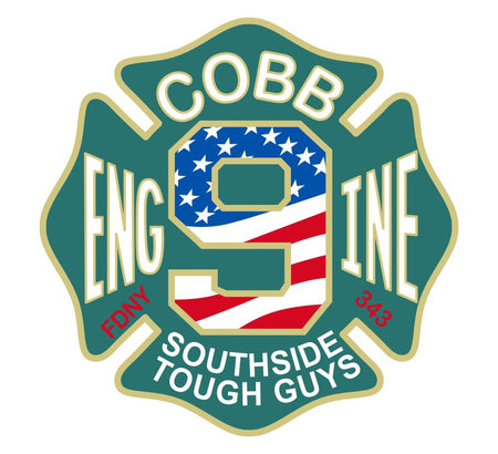 Cobb County Engine 9 Customer Decal
