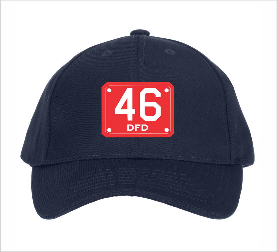 DFD 46 Red Badge Custom Embroidered Hat 