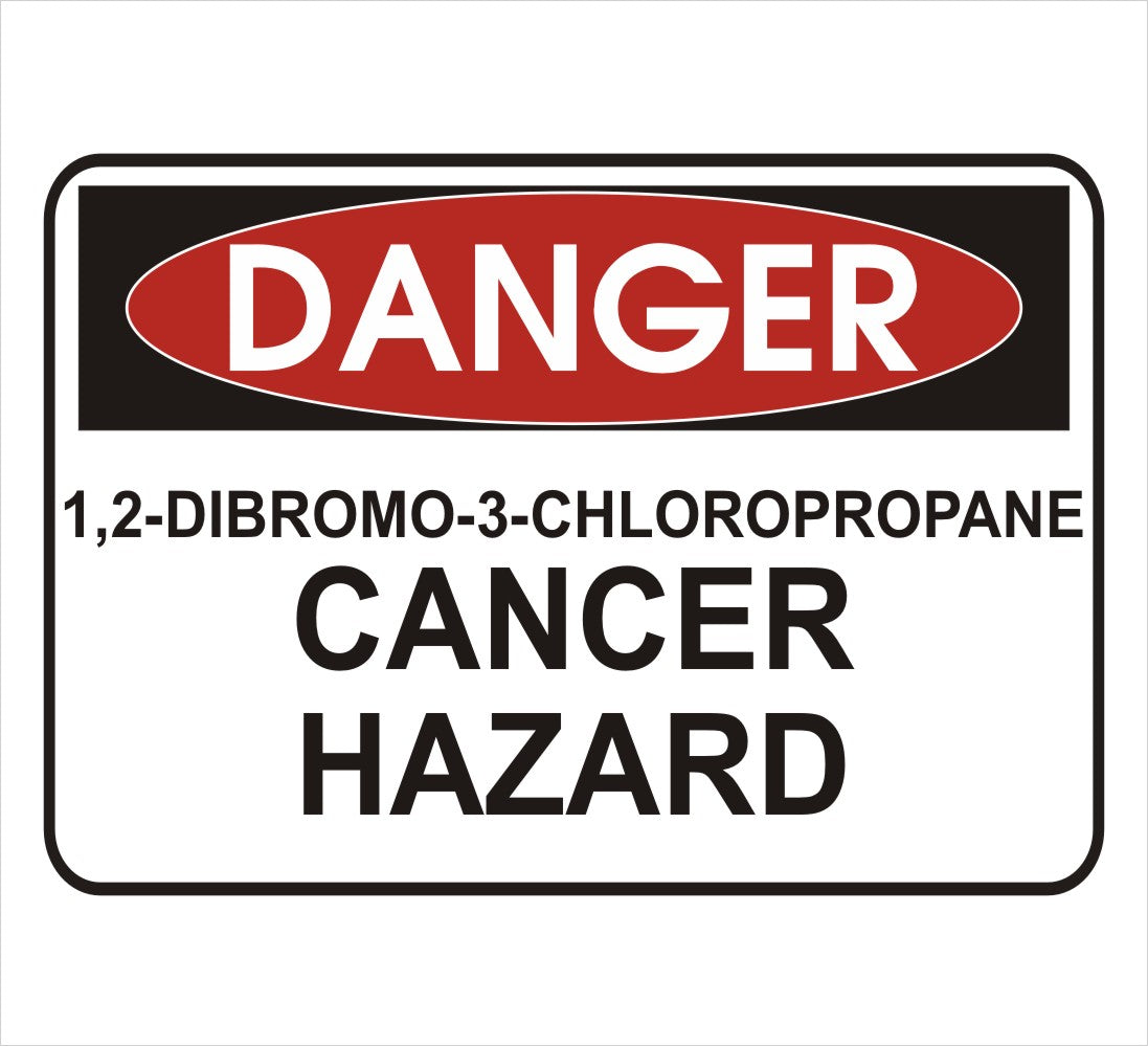 Cancer Hazard Danger Decal