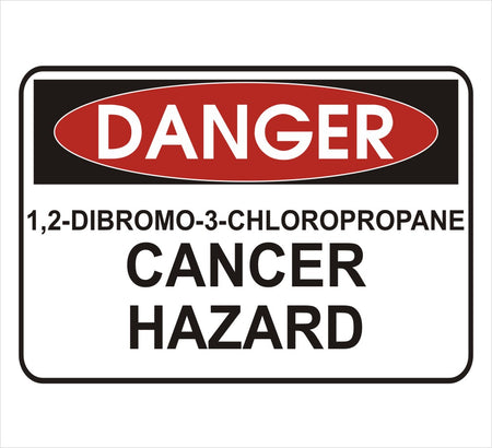 Cancer Hazard Danger Decal