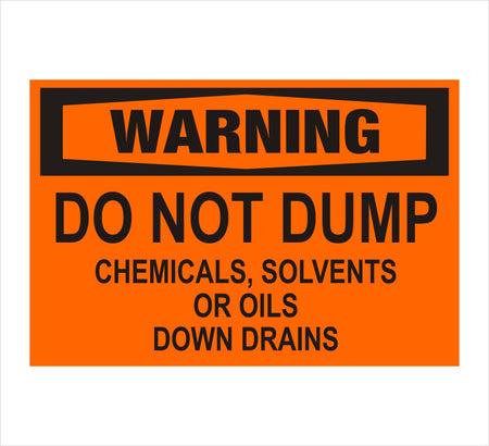 Do Not Dump Warning Decal