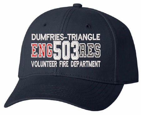 Engine 503 Dumfries Triangle Embroidered Hat - Powercall Sirens LLC