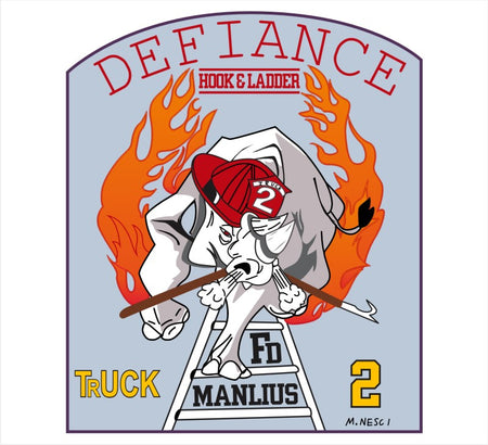 Defiance Hook & Ladder customer decal