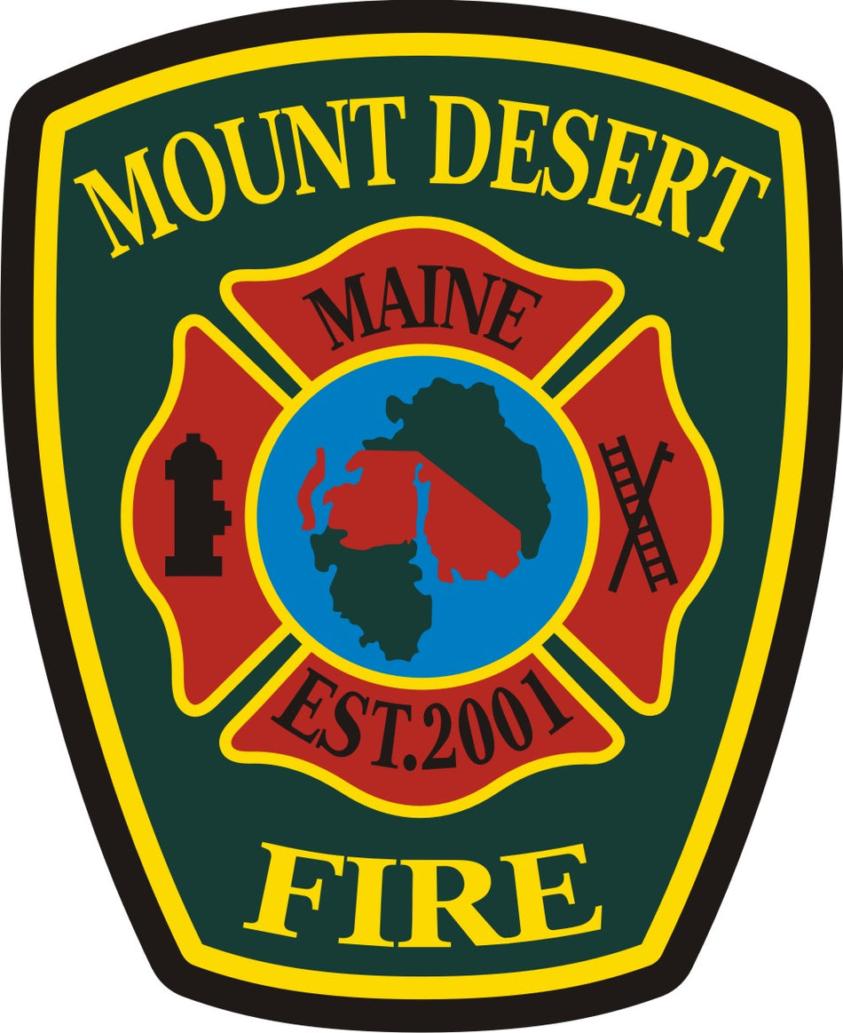 Mount Desert Fire Customer Decal