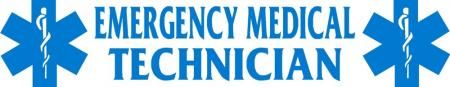Emergency Medical Tech Decal - Powercall Sirens LLC
