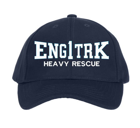 ENG1TRK Heavy Rescue Blue Embroidered Hat