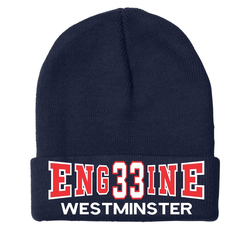 ENG33INE West Embroidered Winter Hat 100517