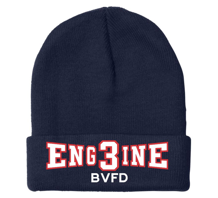Engine 3 BVFD Embroidered Winter Hat