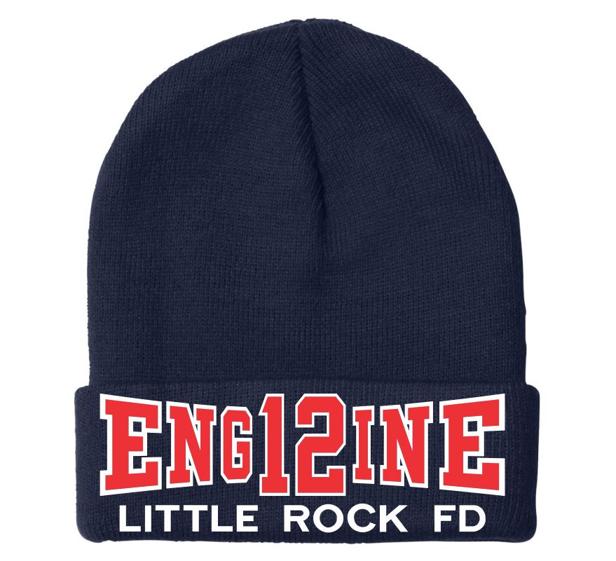 Engine 12 Little Rock Embroidered Winter Hat