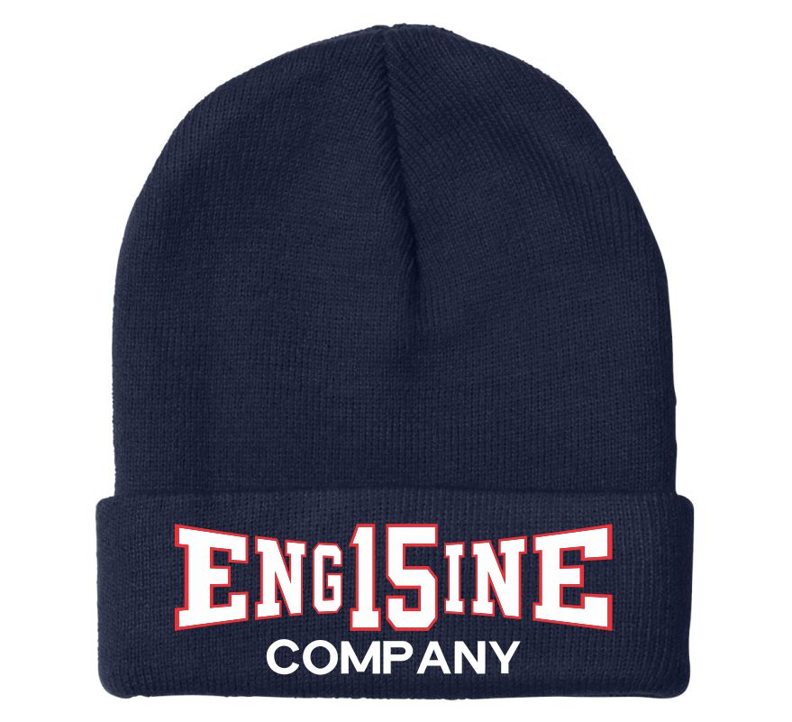 Engine 15 Company Embroidered Winter Hat
