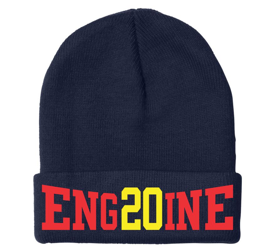 Engine 20 Embroidered Winter Hat 103117