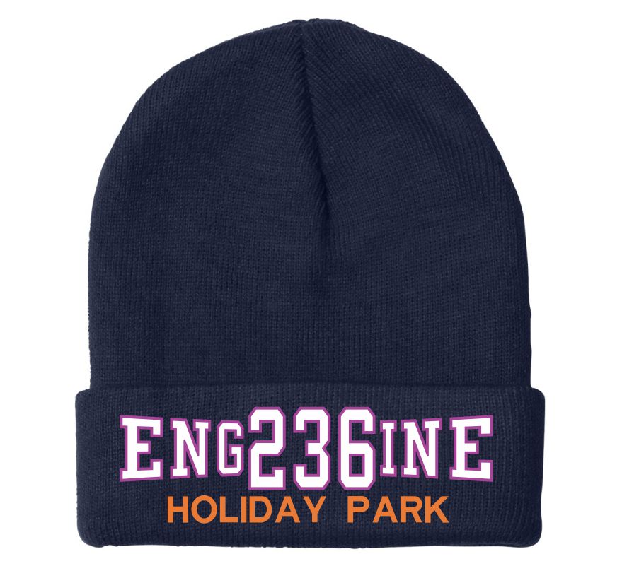 Engine 236 Holiday Park Embroidered Winter Hat – Powercall Sirens LLC