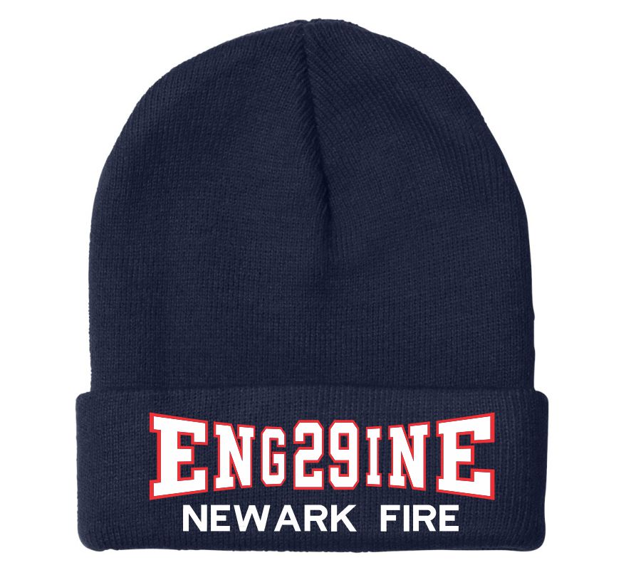 Engine 29 Newark Embroidered Winter Hat