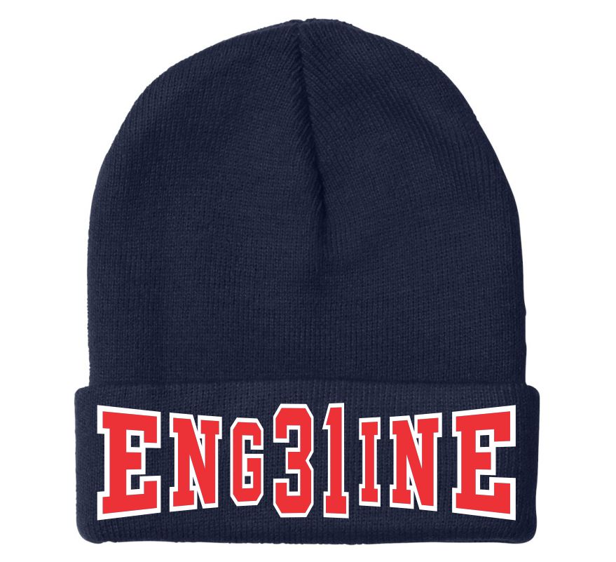 Engine 31 Embroidered Winter Hat 102517