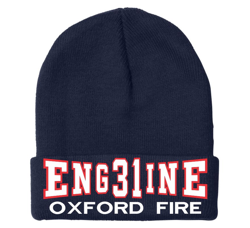 Engine 31 Oxford Embroidered Winter Hat