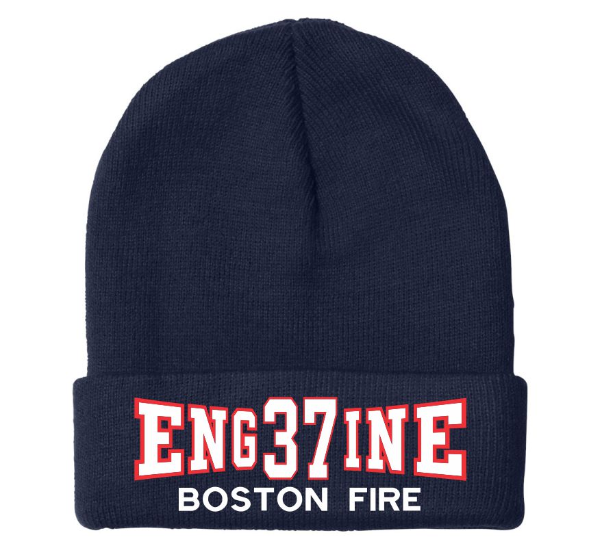 Engine 37 Boston Embroidered Winter Hat – Powercall Sirens LLC