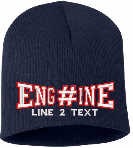 Engine 38 Style Embroidered Winter Hat - Powercall Sirens LLC