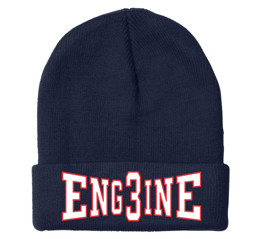 Engine 3 Embroidered Winter Hat 102517