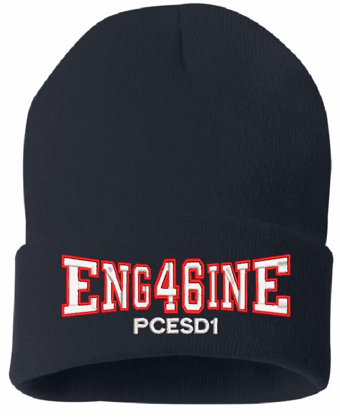 Engine 46 PCESD1 Embroidered Winter Hat - Powercall Sirens LLC
