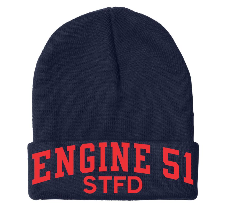 Engine 51 STFD Embroidered Winter Hat