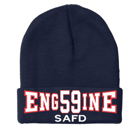 Engine 59 SAFD Embroidered Winter Hat