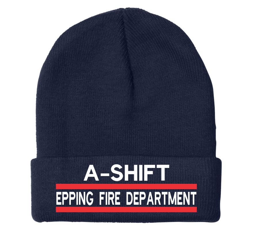 Epping Fire A Shift Embroidered Winter Hat