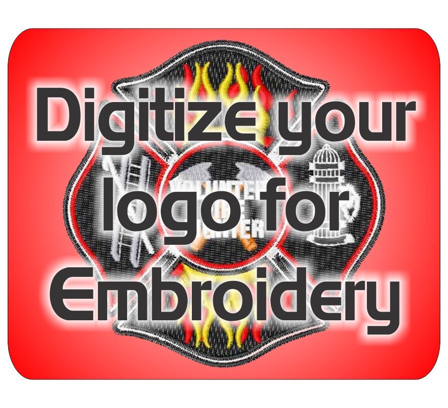 Digitize your design for embroidery - Powercall Sirens LLC