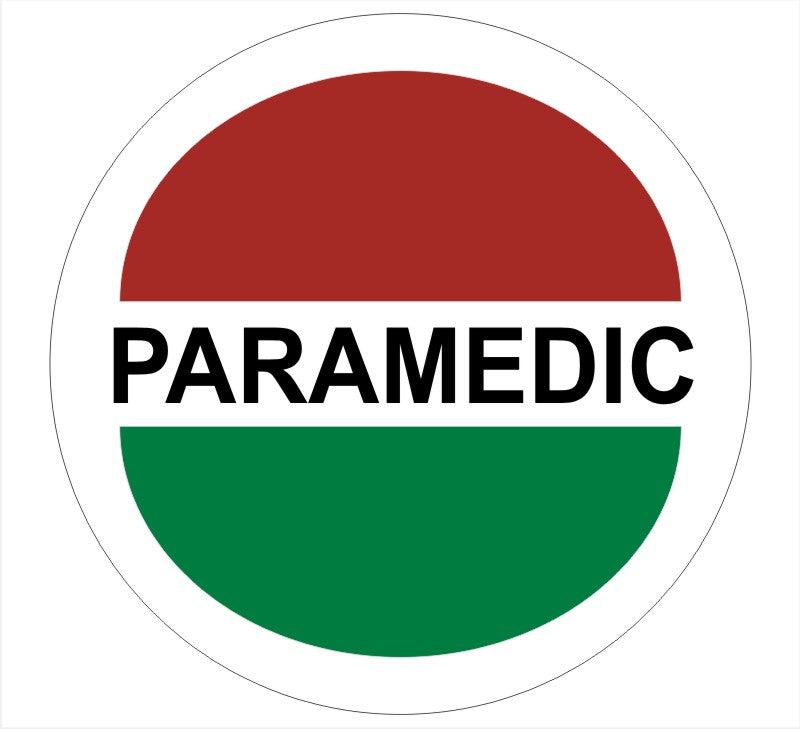 Paramedic Emergency Customer Decal