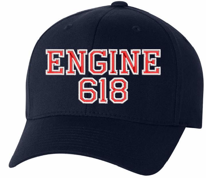 Sterling Fire ENGINE 618 Custom Hat Design - Powercall Sirens LLC