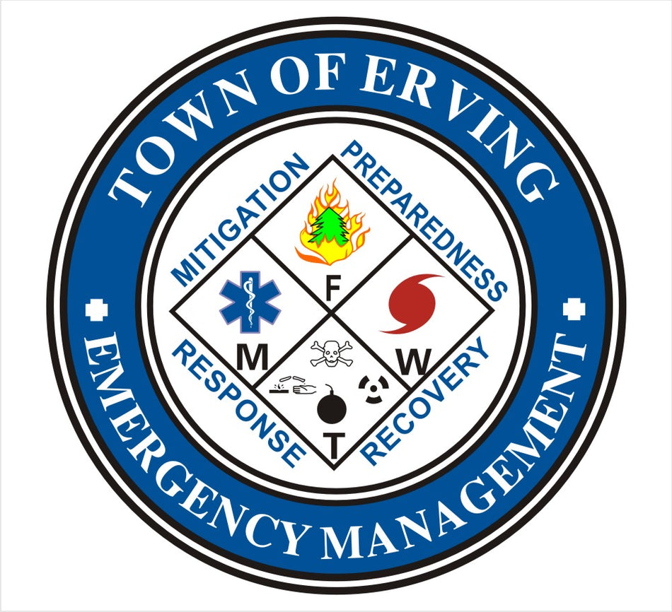 Erving Emergency Manag. Customer Decal