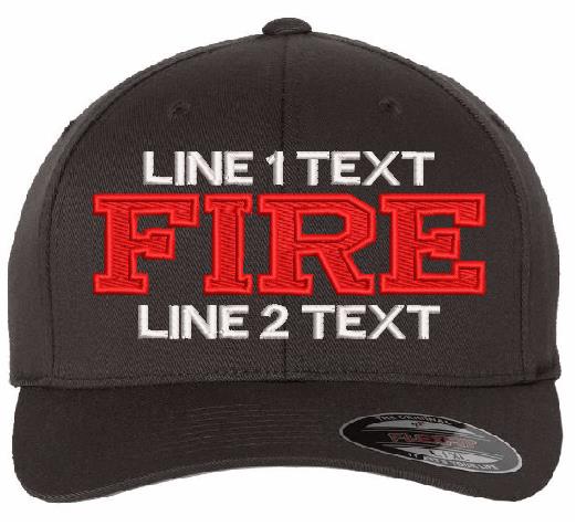 Cap Fire Design Back Embroidered Ball Cap - Fire Large Style Embroidered Flex Fit Hat ...
