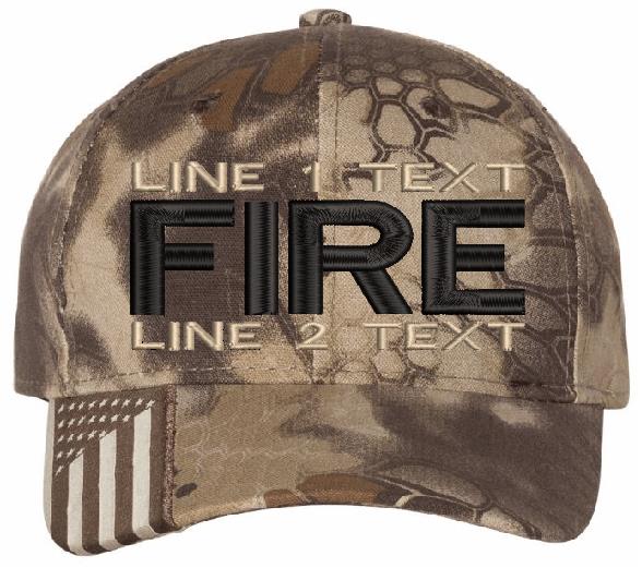 FIRE Style Highlander Embroidered Hat - Powercall Sirens LLC